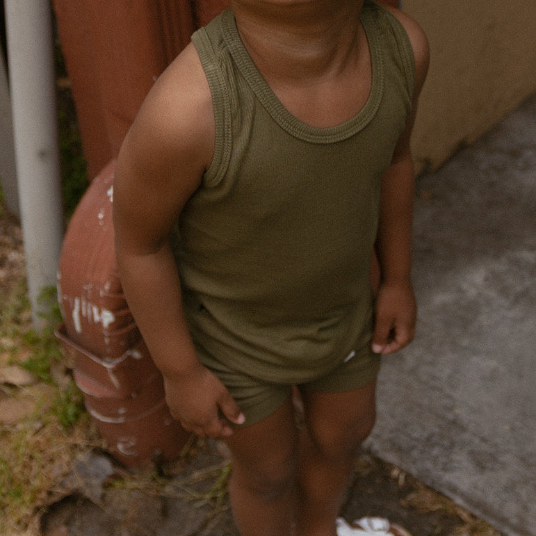 Blazies Tank - Olive