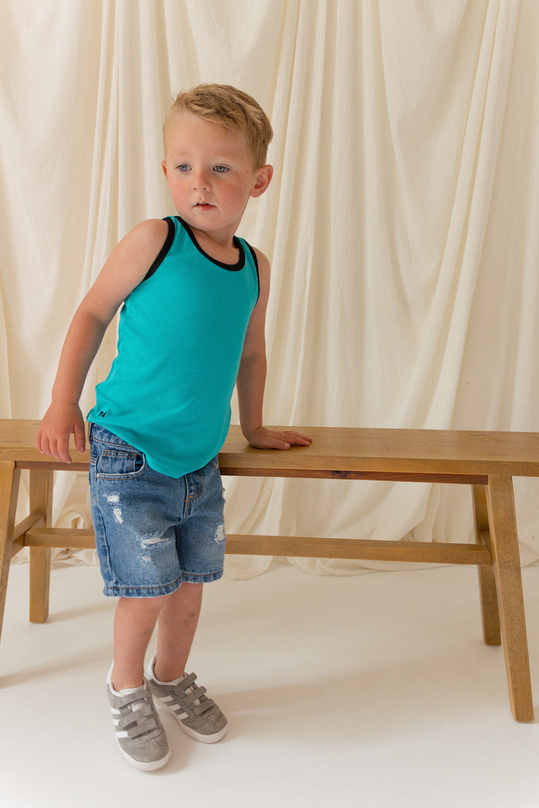 Blazies Tank - Neon Teal