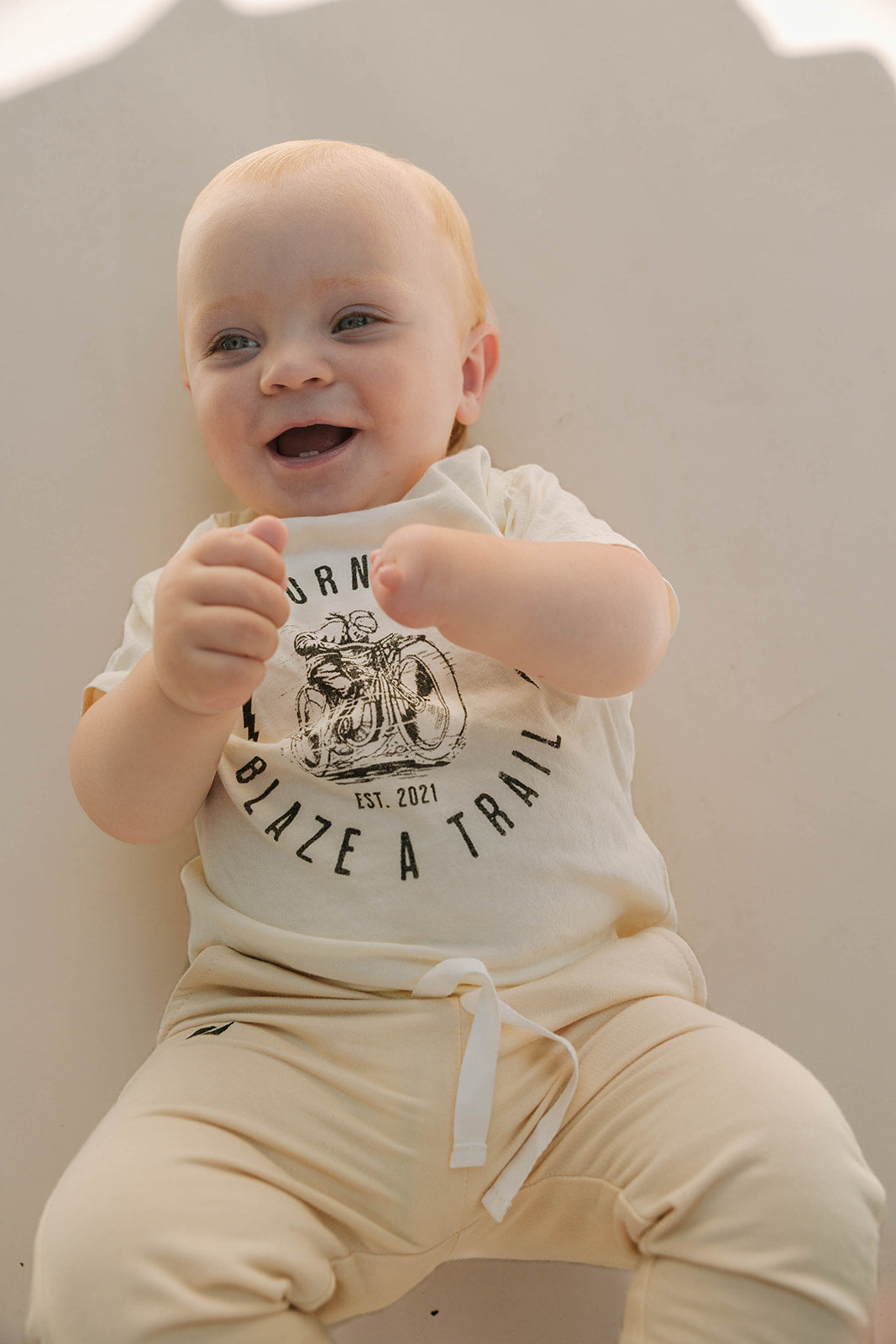 Legacy Tee | Motorcycle on Antique White