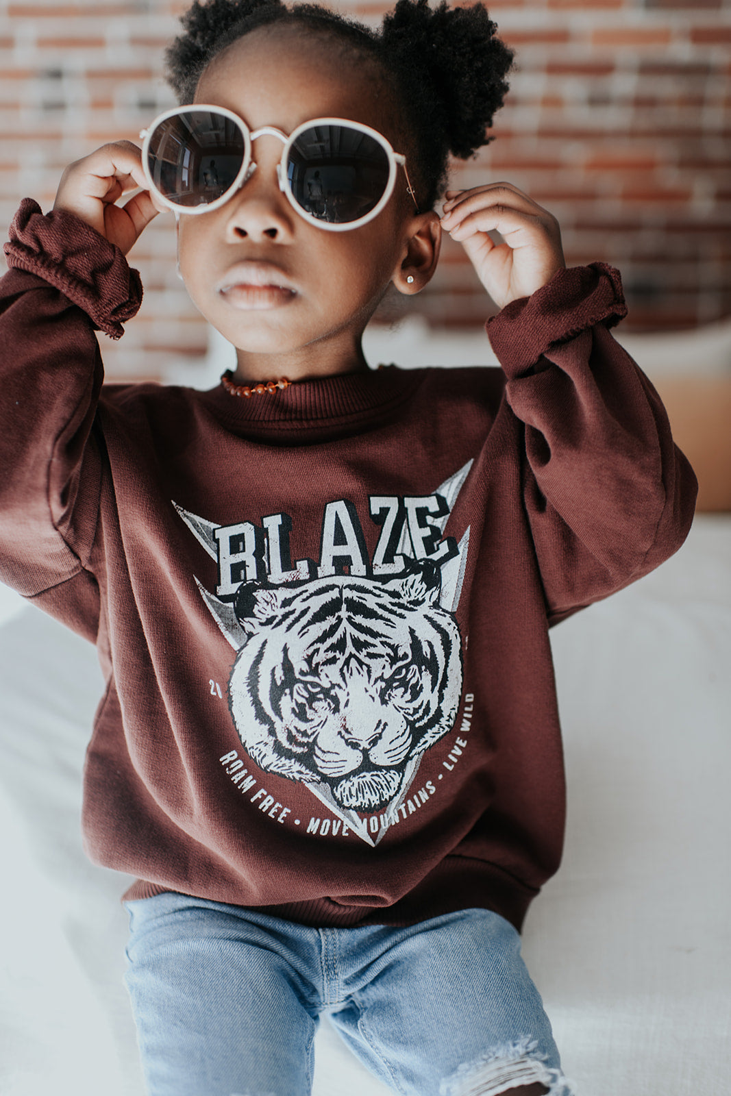Legacy Sweatshirt | Tiger in Raisin