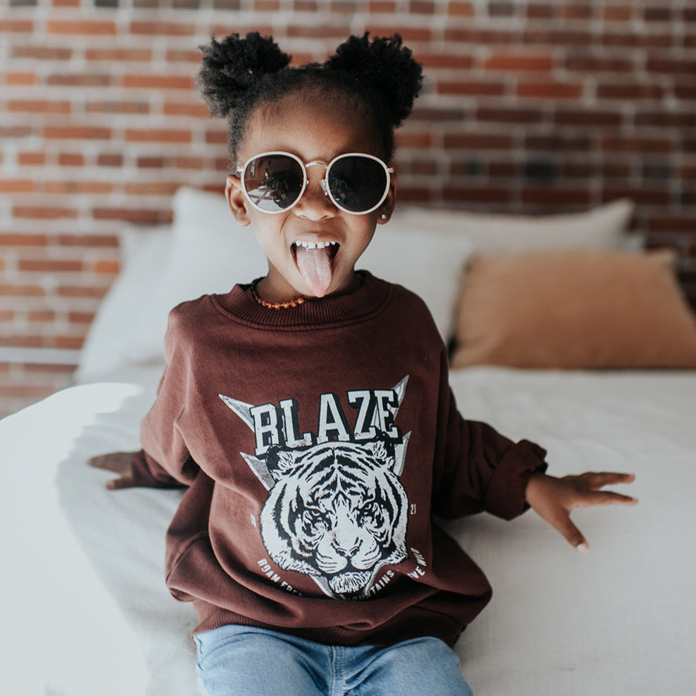 Legacy Sweatshirt | Tiger in Raisin