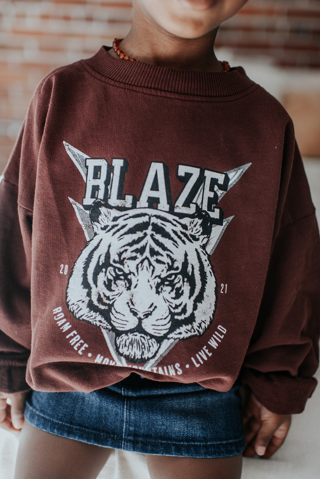 Legacy Sweatshirt | Tiger in Raisin