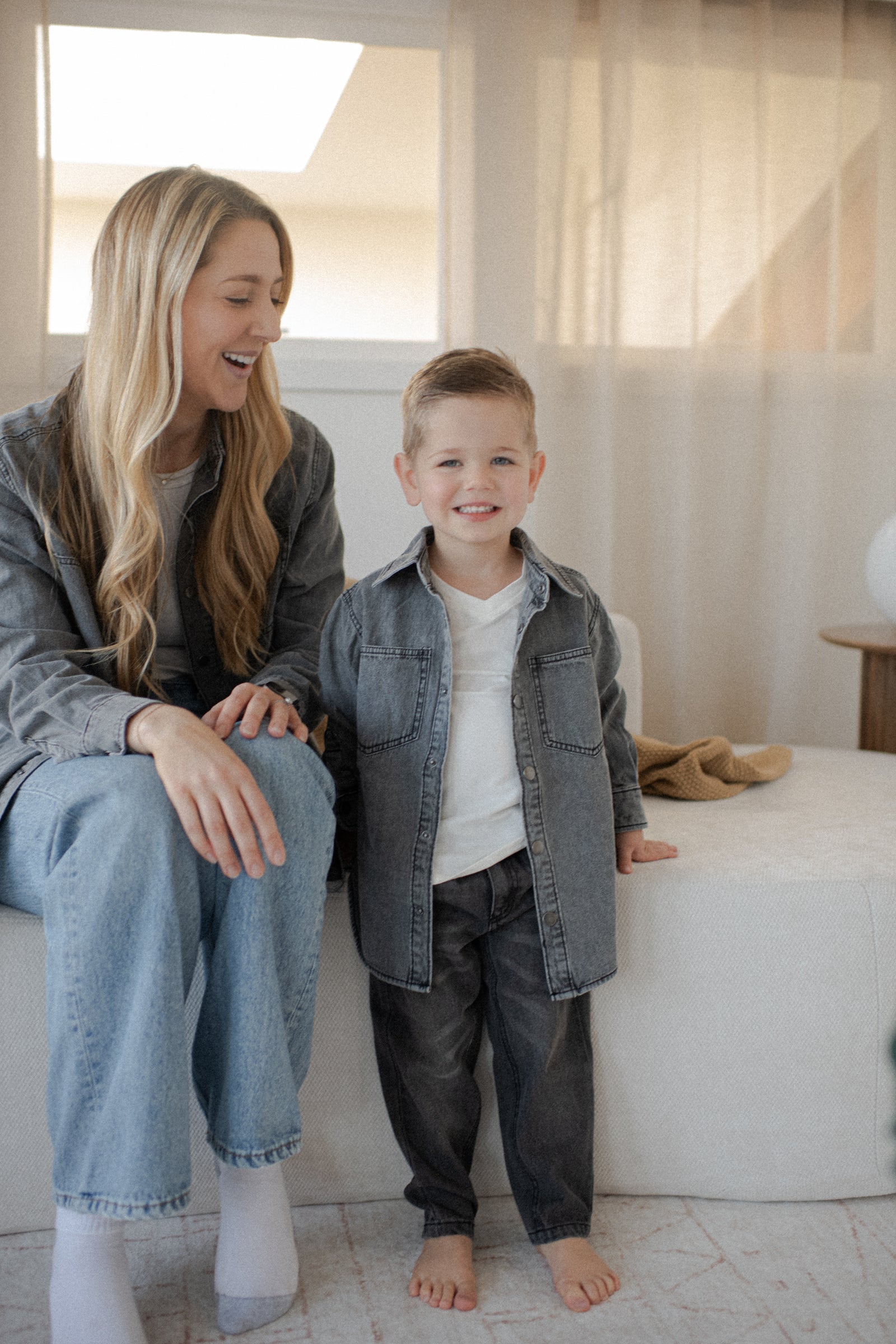 Heritage Denim Shacket Black Wash | Kids