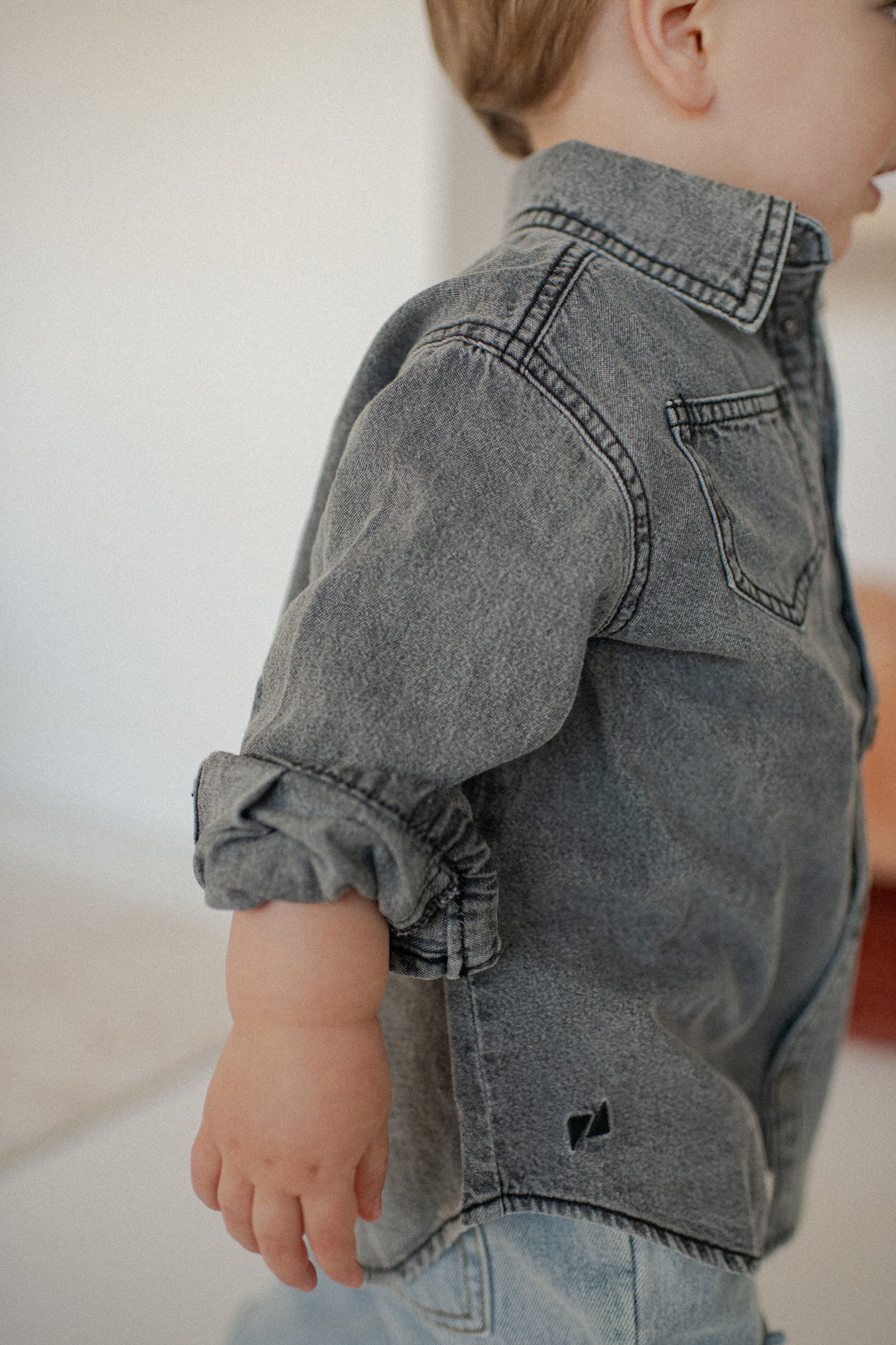 Heritage Denim Shacket Black Wash | Kids