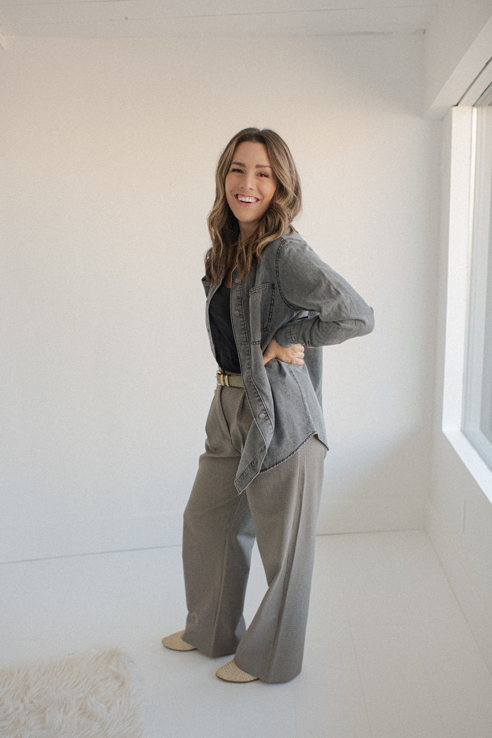 Heritage Denim Shacket Black Wash  | Womens