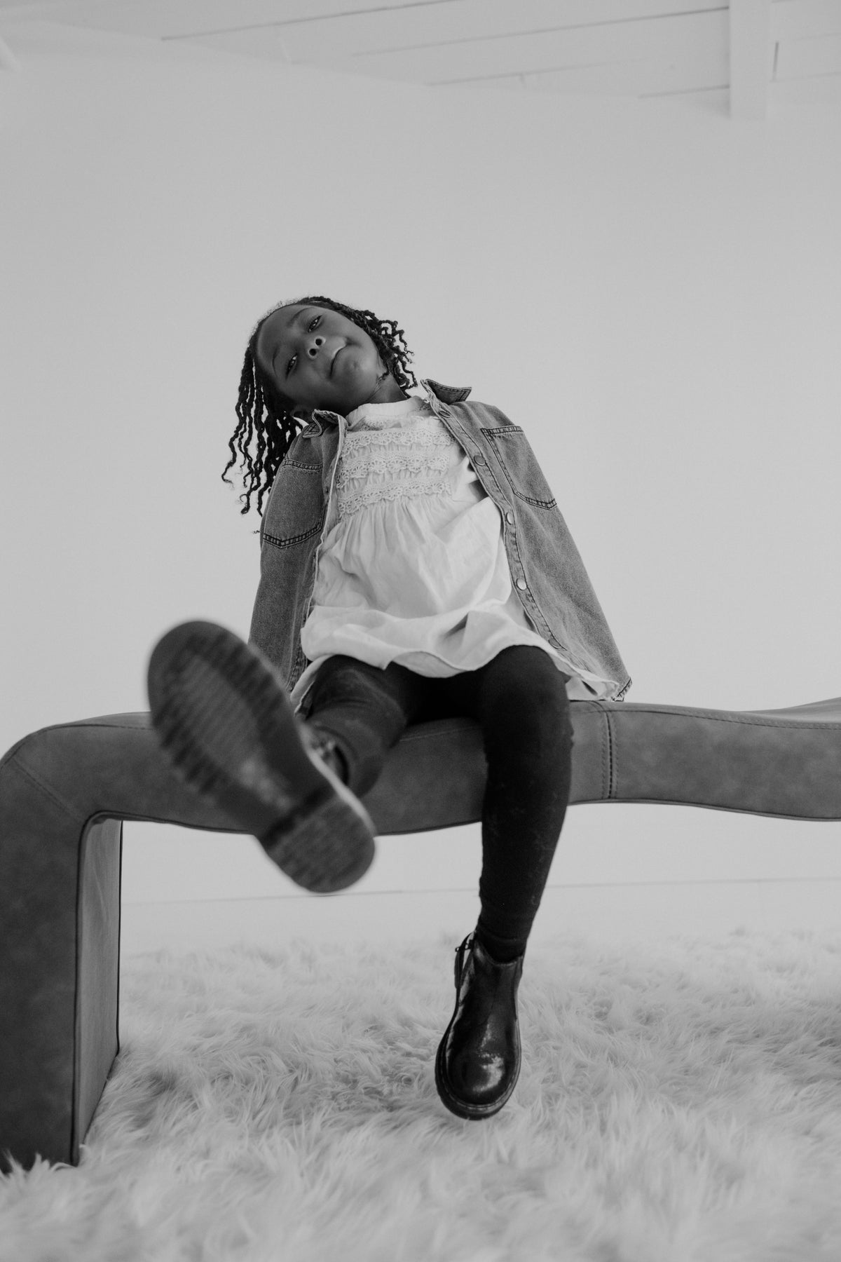 Heritage Denim Shacket Black Wash | Kids