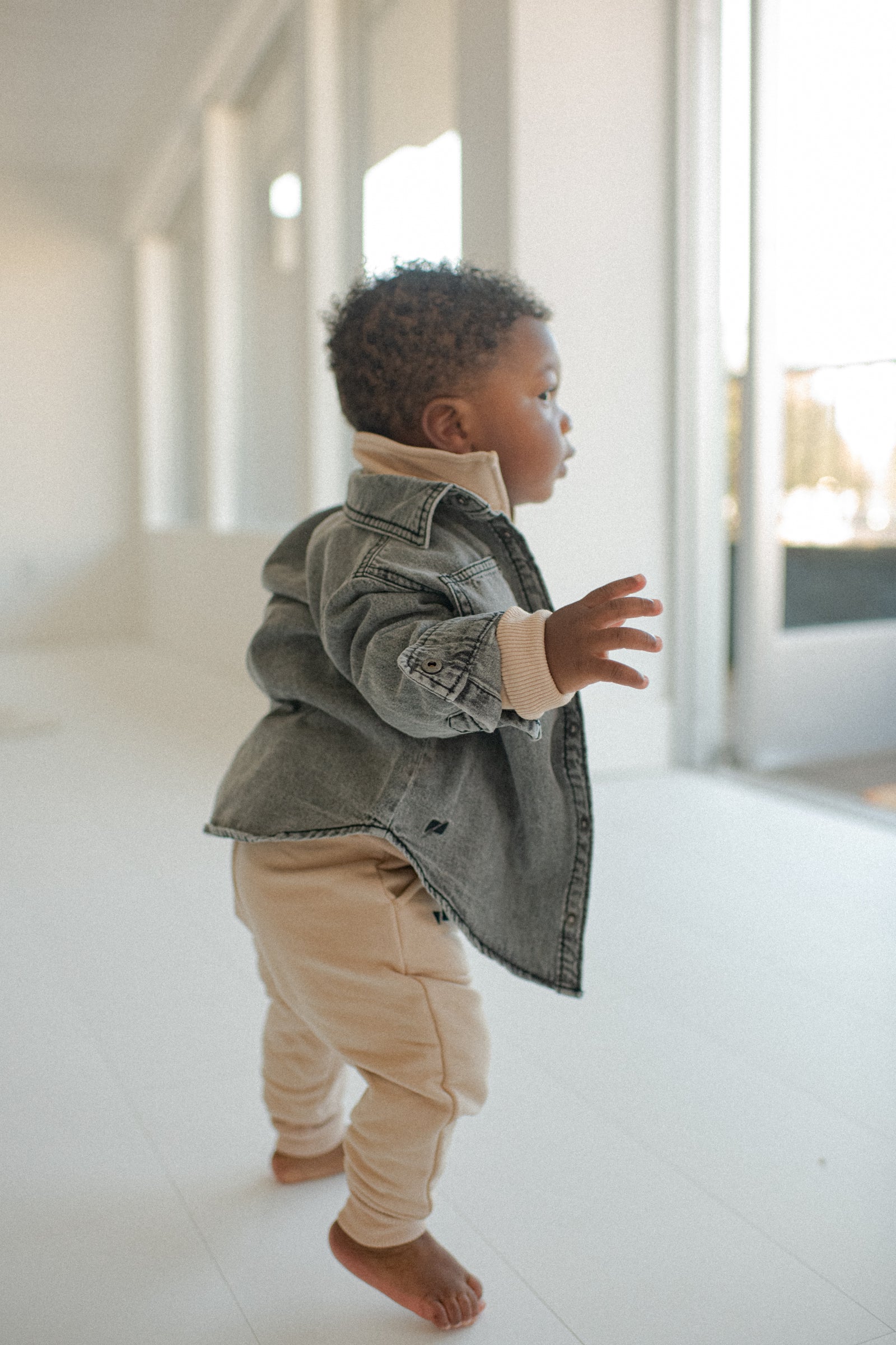 Heritage Denim Shacket Black Wash | Kids