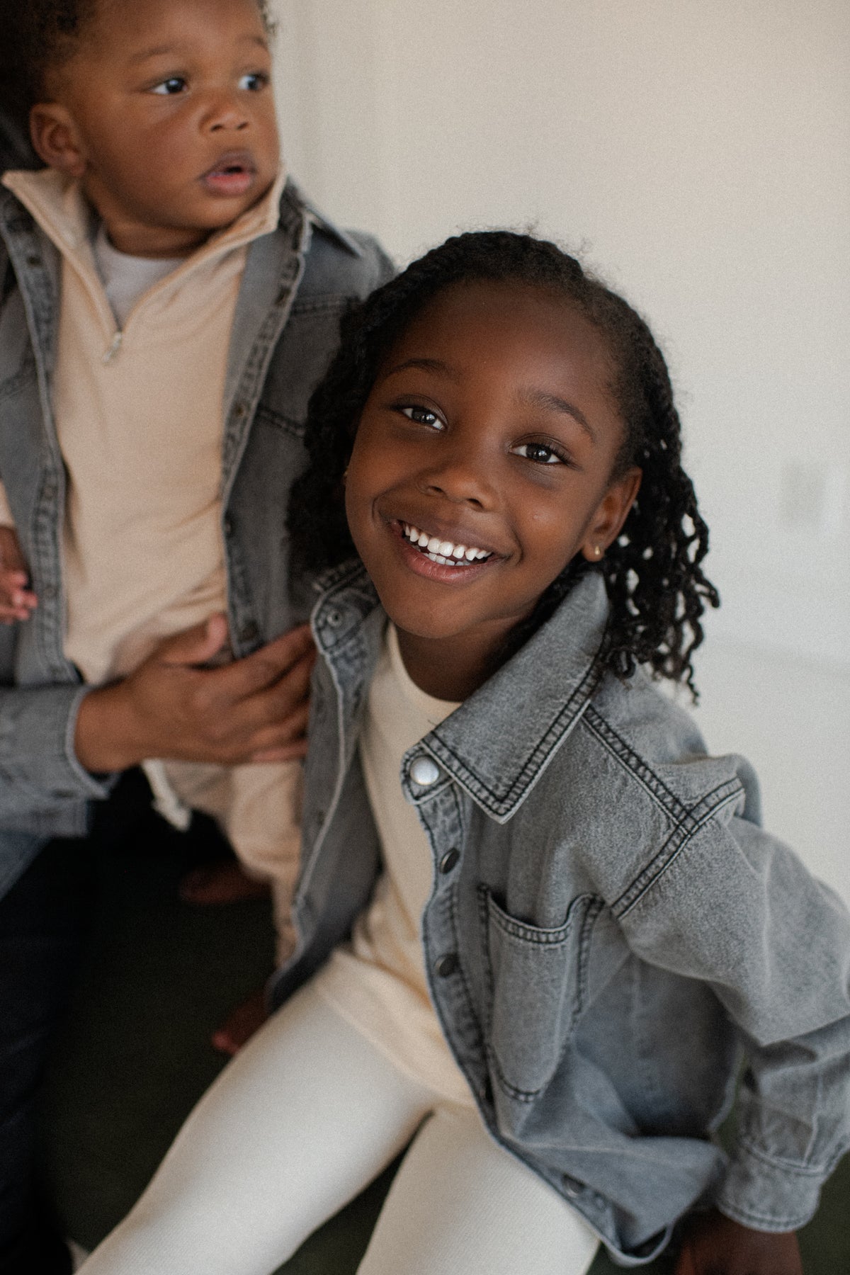 Heritage Denim Shacket Black Wash | Kids