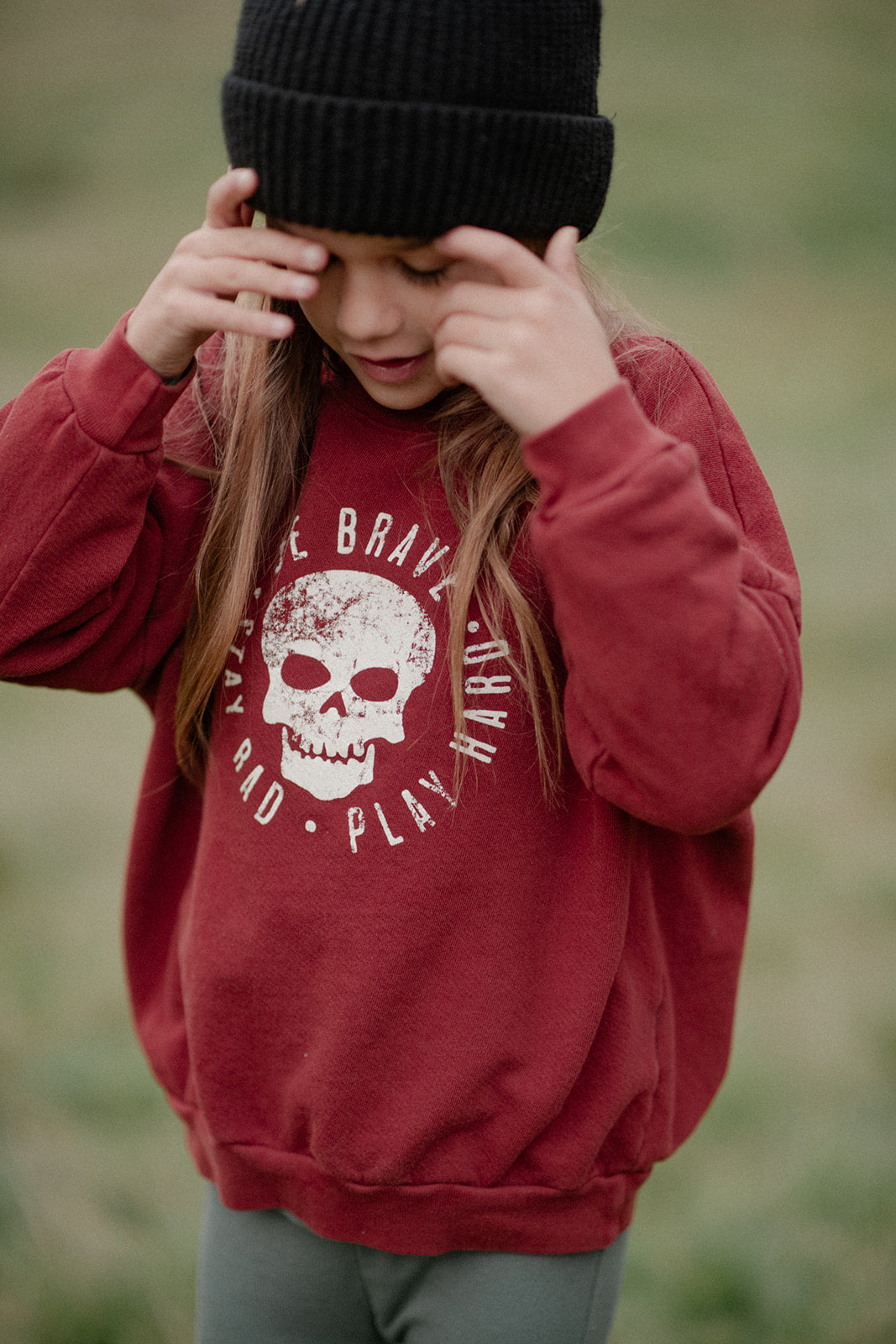 Legacy Sweatshirt SOFT | Stay Rad on Hemp Red