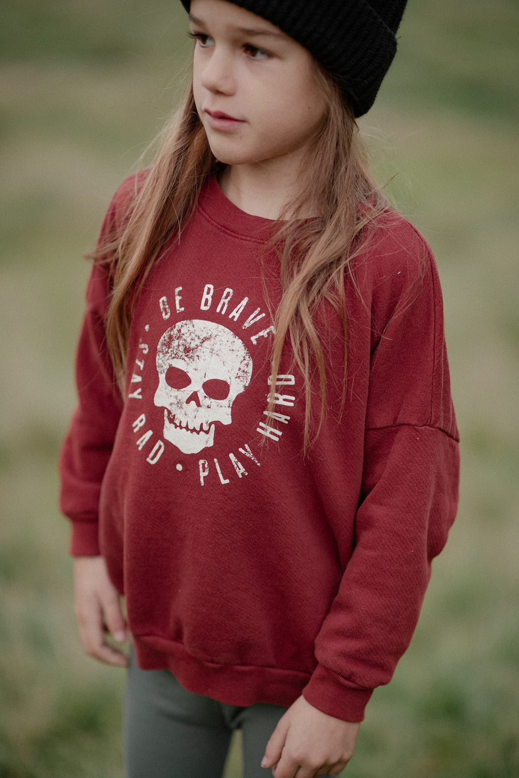 Legacy Sweatshirt SOFT | Stay Rad on Hemp Red