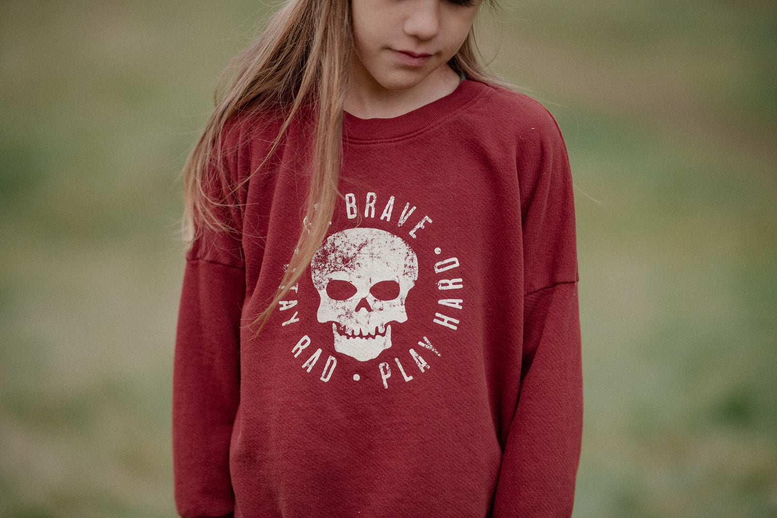 Legacy Sweatshirt SOFT | Stay Rad on Hemp Red