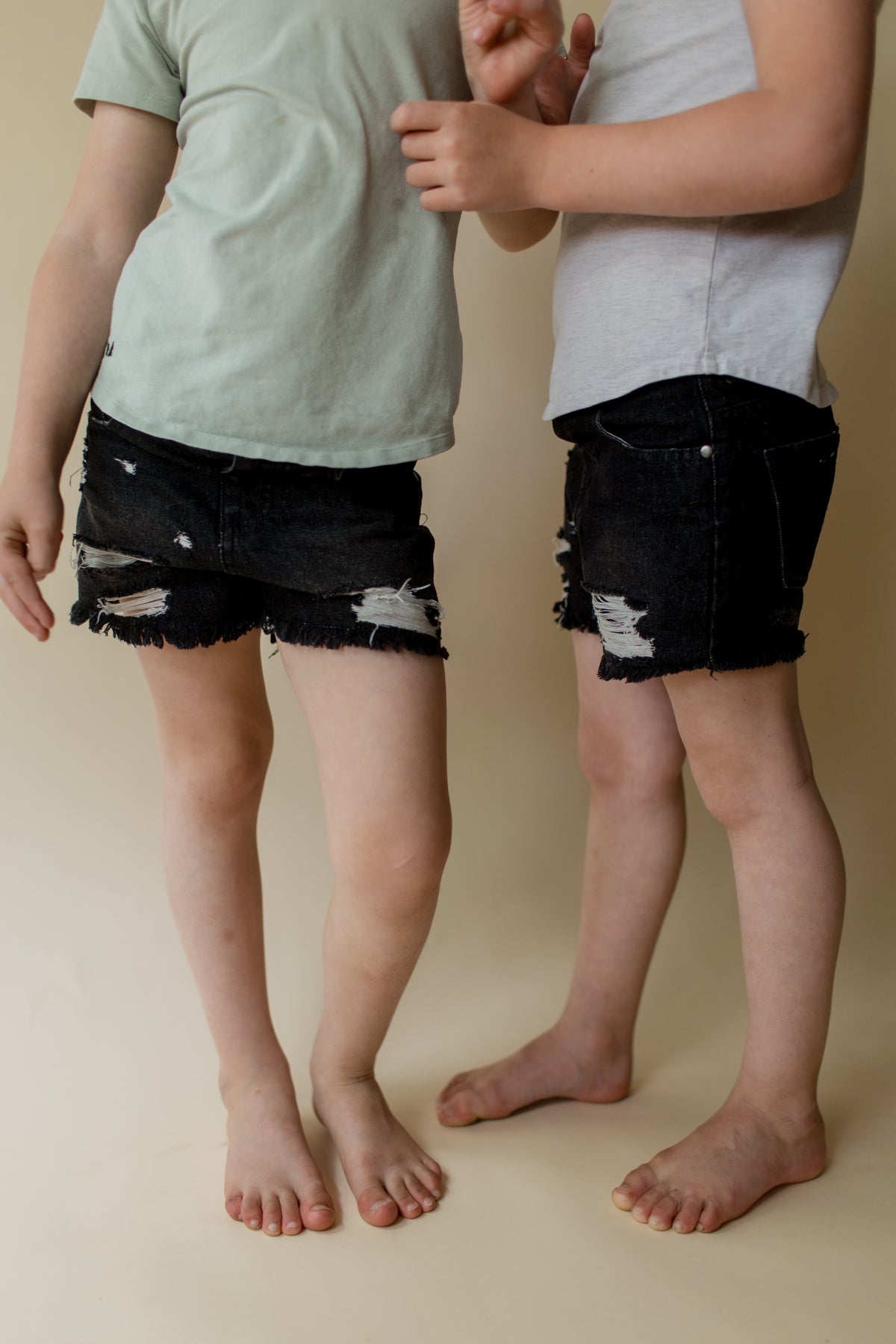 Heritage Classic Cut Off Shorts | Black Denim