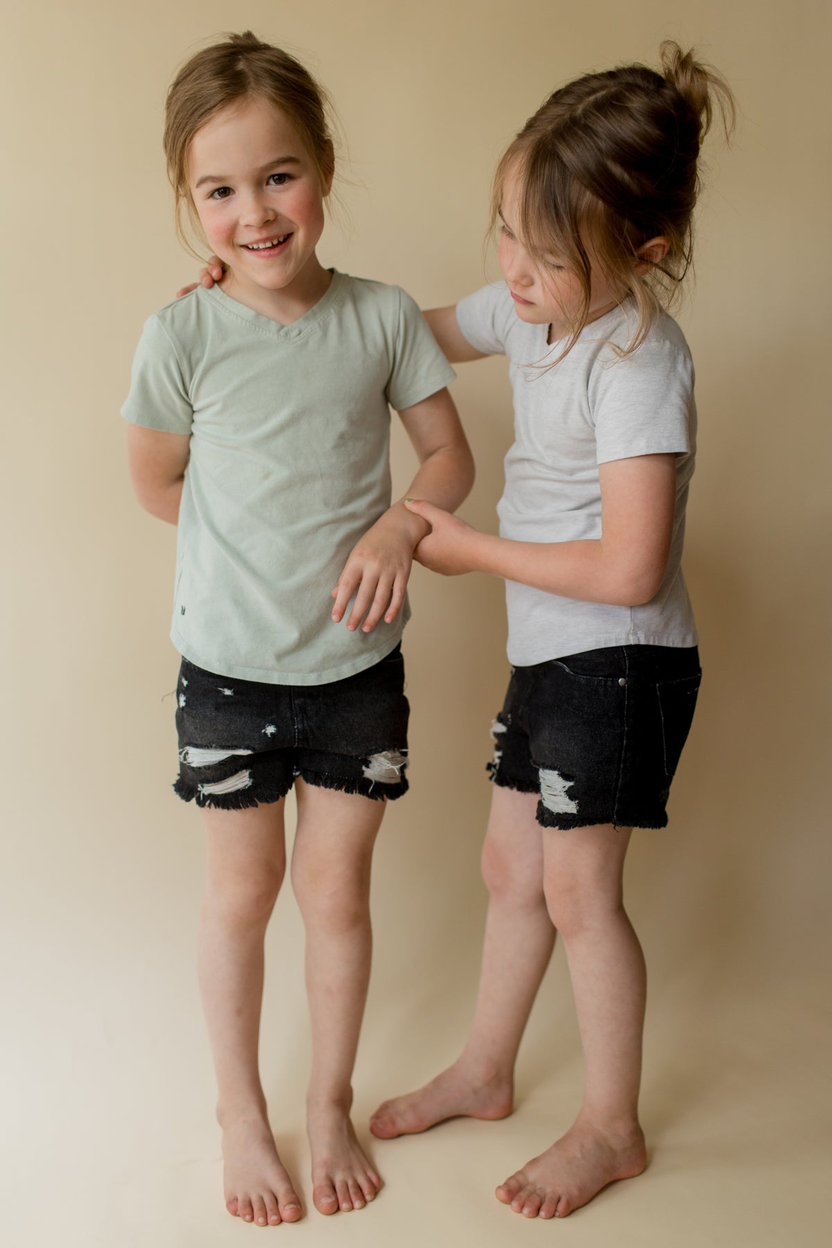 Heritage Classic Cut Off Shorts | Black Denim