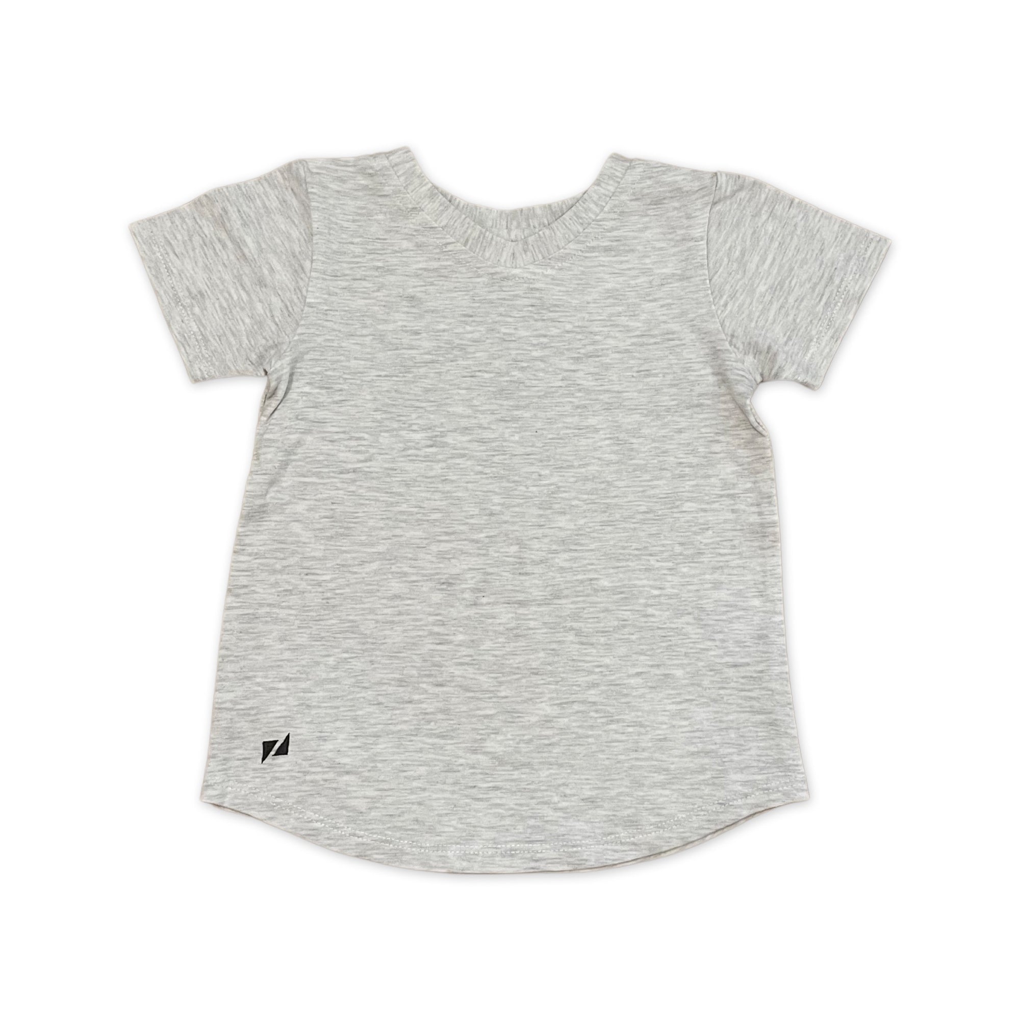 V-Neck Signature Tee | Gray